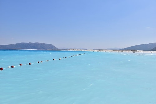 Salda Gölü'nün 'Beyaz Adalar' Bölgesinde Göle ve Plaja Giriş Yasaklandı