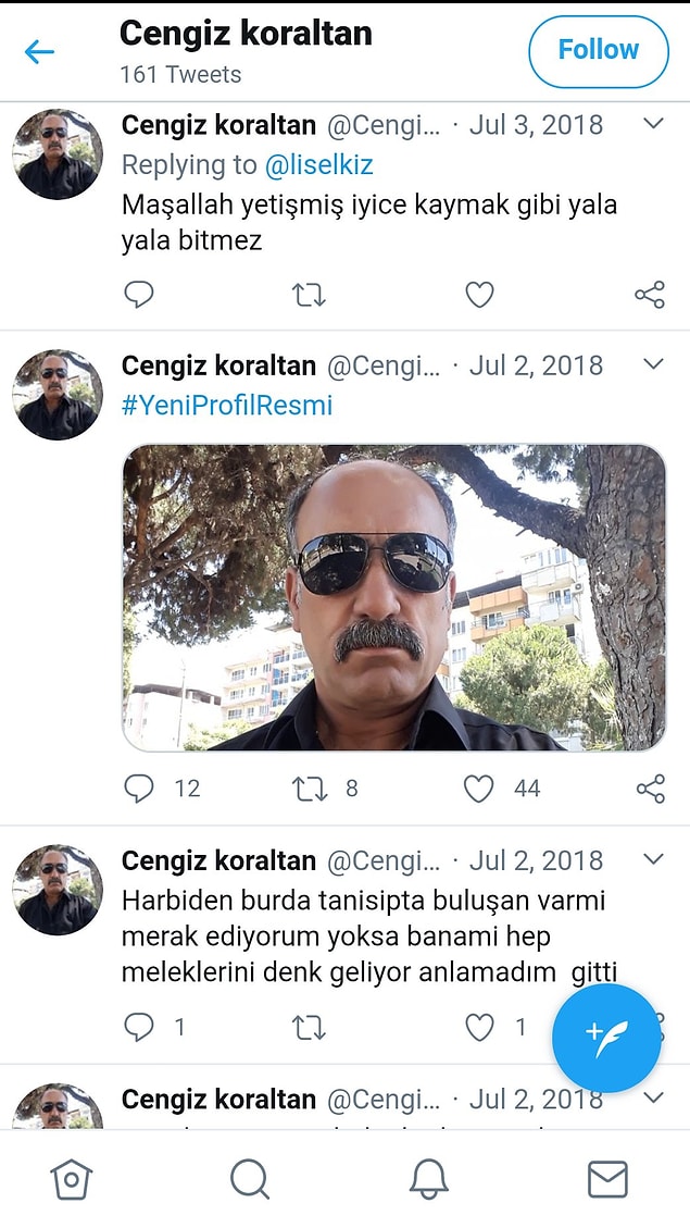 Ardından Cengiz adlı kişiye ait bir hesap ve tweetler ortaya çıktı! Yazışmalar da bunlar.