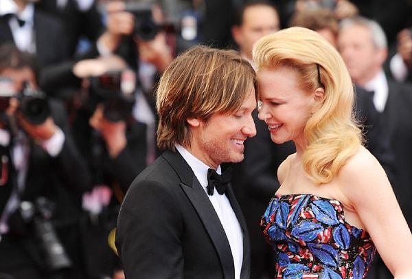 6. 2006 yılından bu yana evlilikleri süren Nicole Kidman ve Keith Urban çiftinde Nicole eşinden 2 cm daha uzun.