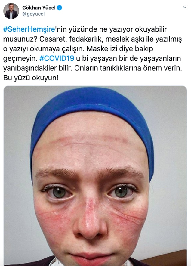 Sosyal medyada da Seher hemşireye destek çığlıkları büyüdü 👇
