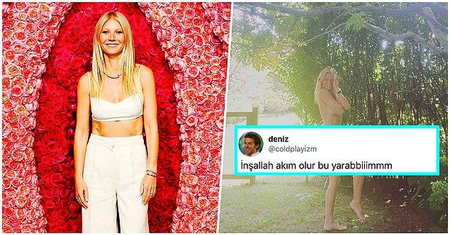 Gwyneth Paltrow 48. yaşını Instagram'da verdiği çırılçıplak poz ile kutladı, ortalık yıkıldı!