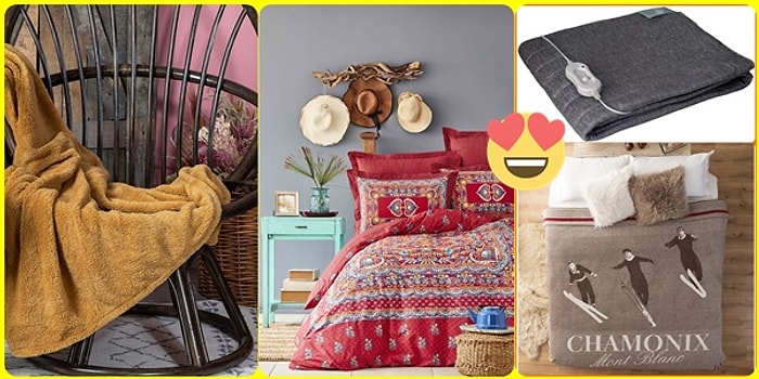 Pikeler Dolaplara Yorganlar Buraya! Serinleyen Havalarda Sizi Isıtacak Birbirinden Güzel 21 Nevresim Takımı ve Battaniye