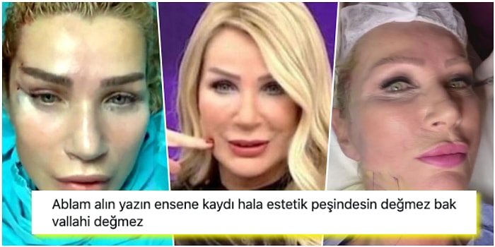 Estetiğin de Bu Kadarı... Yüzünü Fransız Askı Yöntemiyle İple Gerdiren Seda Sayan'ın Görüntüleri Herkesi Gerdi!