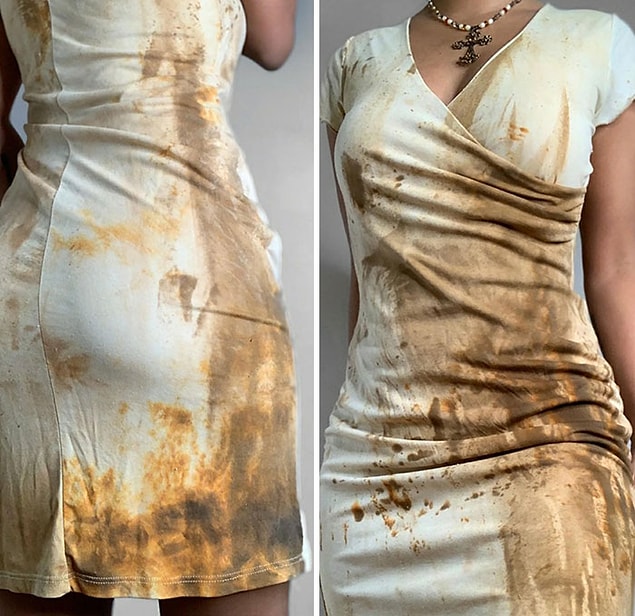 15. "Aldığım sitede daha batik bir elbise gibi duruyordu, eve bir geldi tamamen farklı."