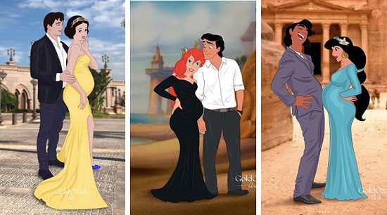 Российская художница рисует диснеевских принцесс в качестве мам