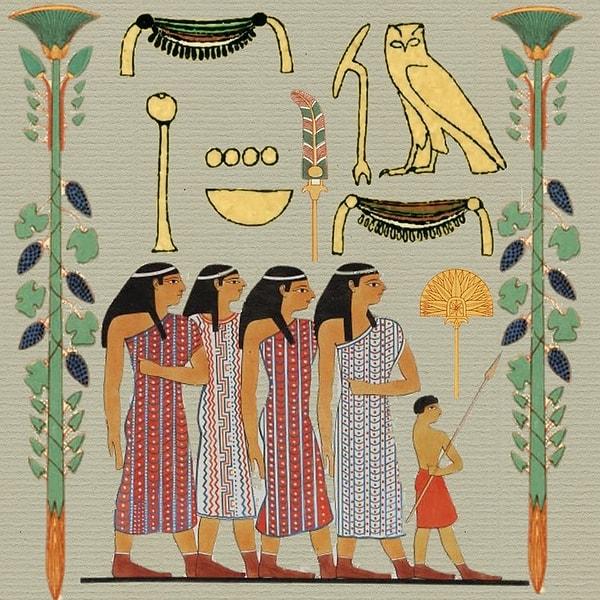 1. Antik Mısır'da kadınlar da erkeklerle aynı haklara sahipti.