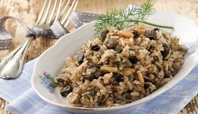 3. Ciğerli pilav