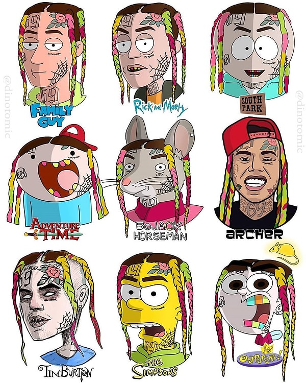 21. Текаши 6ix9ine