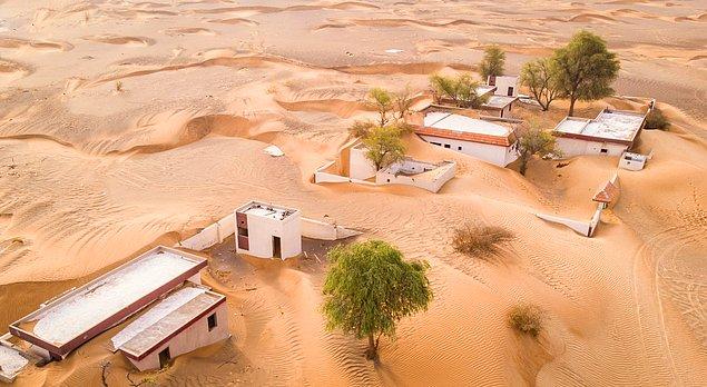 50 yıllık bir çöl köy Al Madam, Birleşik Arap Emirlikleri'nden...