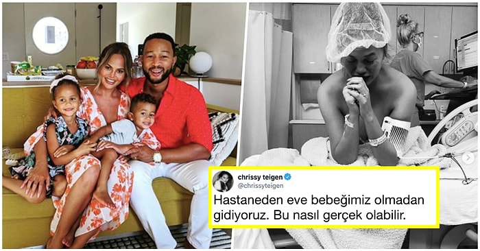 Üçüncü Kez Ebeveyn Olmaya Hazırlanan John Legend ve Chrissy Teigen Bebeklerini Kaybettiklerini Yürek Dağlayan Bir Paylaşımla Duyurdu!