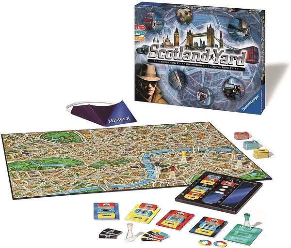 6. Tüm aile çok eğlenerek oynayacağınız harika bir strateji oyunu daha: Scotland Yard.