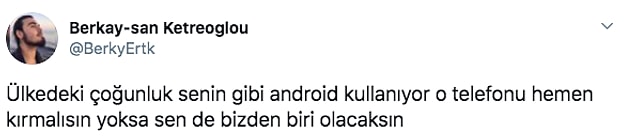 Her zamanki gibi bu tweet de diğer kullanıcıların gözünden kaçmadı. Elbette onların da söyleyeceği birkaç cümle vardı. :)