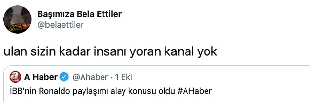 Tabii bu habercilik başarısı tweet altında tepkiye dönüştü.