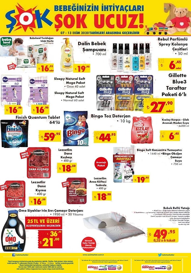 Lezzetlim et ürünleri indirimde olacak.