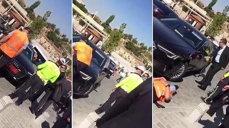 Araçla Yasak Alana Girmek İsteyen MHP'li Vekilin Şoförü, Belediye Personeline 'Çarptı'