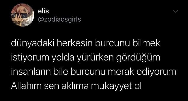 1. Tanışır tanışmaz burç soranların bir üst modeli.