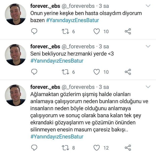 6. Herkes büyüyor, Enes Batur hayranları büyümüyor.