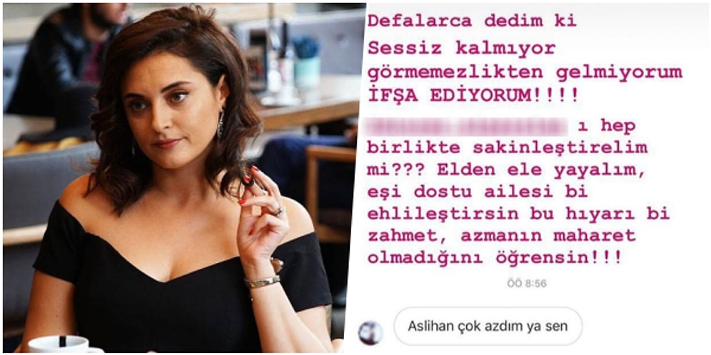 Verdi Veriştirdi! Aslıhan Gürbüz, Kendisine Cinsel İçerikli Taciz Mesajı Atan Bir Takipçisini Fena İfşa Etti