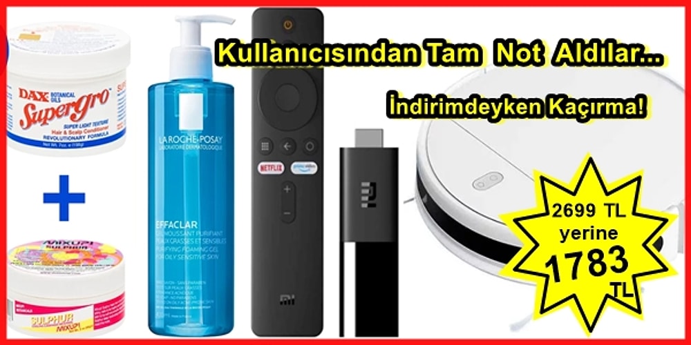 Kullananlara Bu Fiyata Senden Daha İyisi Yok Yeminleri Ettiren 23 İndirimli Ürün