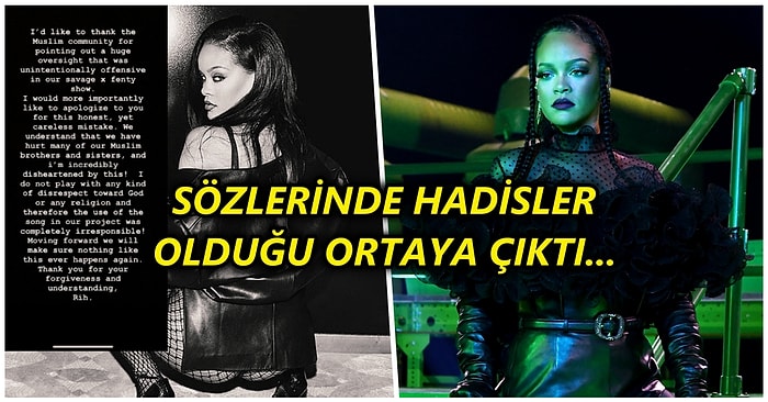 Rihanna Defilesinde Çalan Şarkılardan Birinin Sözlerinde Hadislerin Geçmesine Tepki Gösterilince Özür Diledi