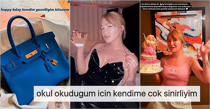 26 Yaşına Basan Ünlü YouTuber Danla Bilic'in Kendisine Doğum Günü Hediyesi Olarak Aldığı 100 Bin Liralık Çanta