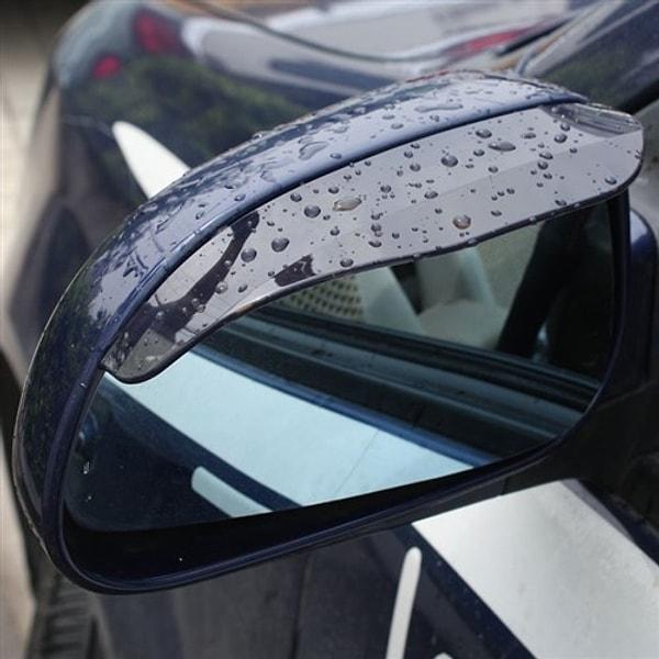 12. Yağmurlu havalarda yan aynalarınızı bezle silmekten yoruldunuz mu? Üzülmeyin artık Car Rainproof Blade var. Esnek yapısı sayesinde tüm araçların yan camına uygun olan, yağmur koruyucu, bir tente görevi görerek camlarınıza yağmur suyu gelmesini önleyecek.
