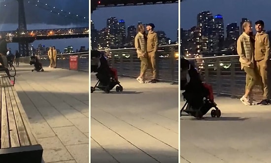 Bebeklerini Fotoğraf Çekebilmesi İçin Eğiten ve Bebeğe Fotoğraf Çektirten Çift