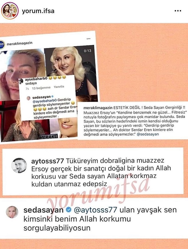 11. Seda Sayan, Instagram'da kendisine çıkışan kişiye demediğini bırakmadı!