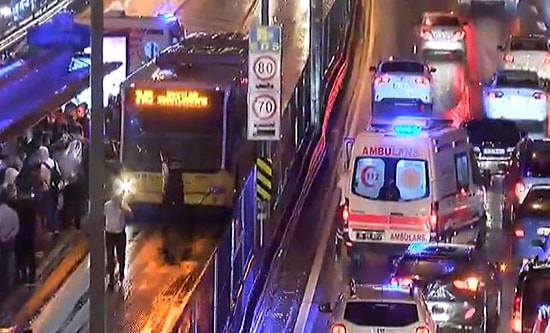 Merter'de Metrobüs Kazası: 7 Kişi Yaralı