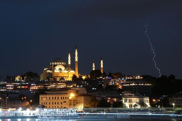 İstanbul'dan sağanak manzaraları 📷