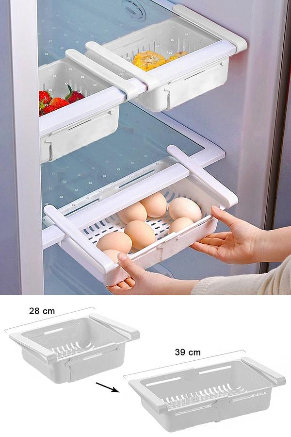 5. Koliyle aldığım yumurtalar buzdolabındaki 10'lu yumurtalıklara sığmıyor tabii ki ben de bu çekmecelerden yararlanarak onları kırmadan muhafaza edebiliyorum.
