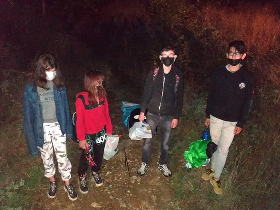 Uşak'ta Haber Alınamayan 4 Çocuk Ormanlık Alanda Bulundu