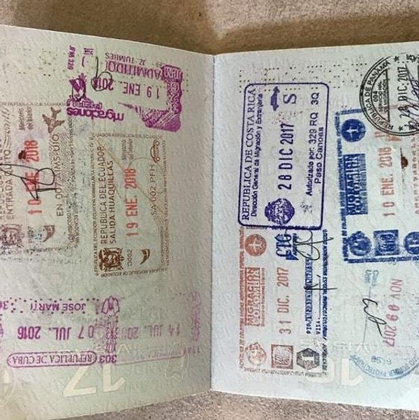 21. Eve döndüğünüzde pasaportunuzdaki damgalara bakarsınız ve anılarınız canlanır.