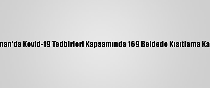 Lübnan'da Kovid-19 Tedbirleri Kapsamında 169 Beldede Kısıtlama Kararı