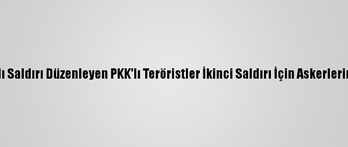 Yolcu Trenine Bombalı Saldırı Düzenleyen PKK'lı Teröristler İkinci Saldırı İçin Askerlerin Gelmesini Beklemiş