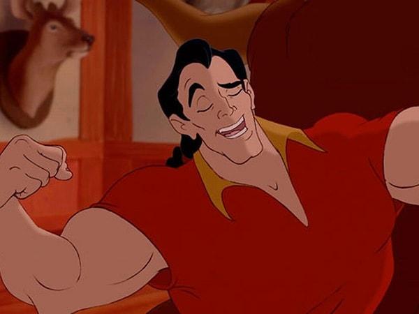 15. Güzel ve Çirkin'deki Gaston.