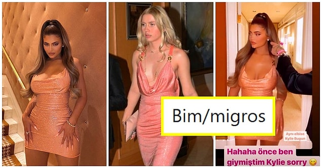 2. Aleyna Tilki, kendisinin bir yıl önce giyindiği elbiseyi giyen Kylie Jenner'a yorum yapınca sosyal medyanın diline düştü!