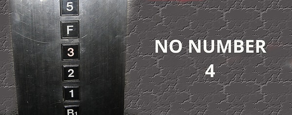 3. Число 4 не используется в Южной Корее.