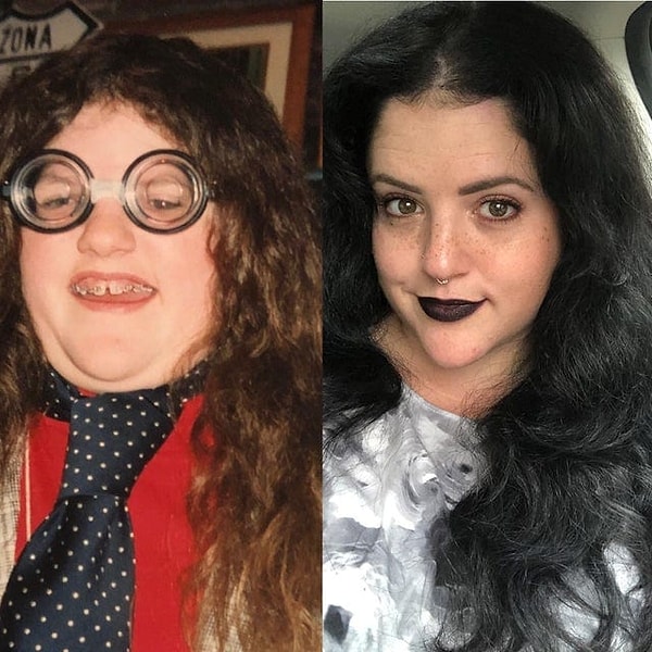 10. Левое фото — 13 лет, правое — 34