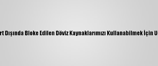 Ruhani: "Yurt Dışında Bloke Edilen Döviz Kaynaklarımızı Kullanabilmek İçin Uğraşıyoruz"