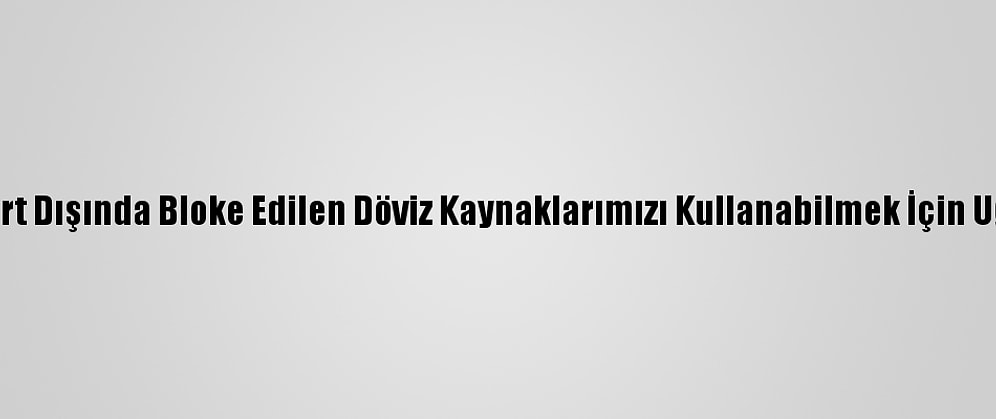 Ruhani: "Yurt Dışında Bloke Edilen Döviz Kaynaklarımızı Kullanabilmek İçin Uğraşıyoruz"