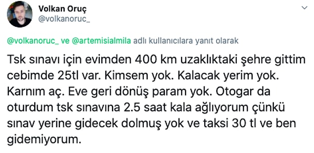 Volkan isimli bir kullanıcı ise duygusal bir anısını paylaşarak bizi duygudan duyguya sürükledi. 👇