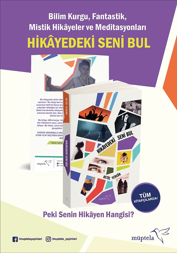 Betül Yergök’ün “Hikayedeki Seni Bul” kitabı tüm kitapçılarda ve dijital platformlarda satışa sunuldu.