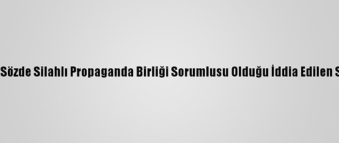 Dhkp/C'nin Sözde Silahlı Propaganda Birliği Sorumlusu Olduğu İddia Edilen Sanığa Ceza