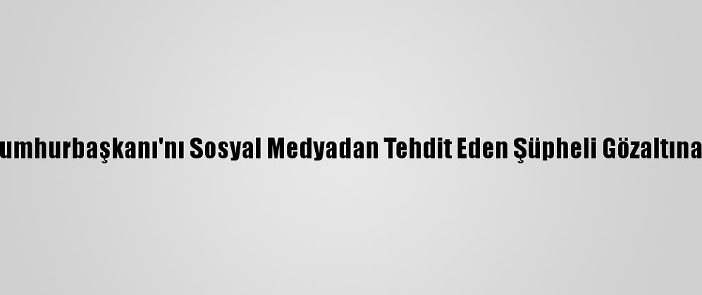 Kktc Cumhurbaşkanı'nı Sosyal Medyadan Tehdit Eden Şüpheli Gözaltına Alındı