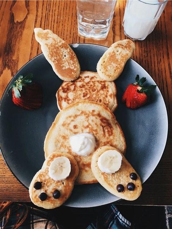 6. Tavşan pancake