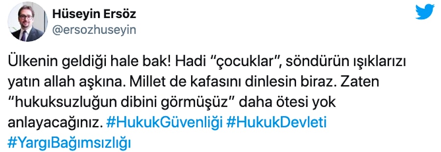 Aym Ile Icisleri Bakanligi Arasinda Tweet Atismasi Isiklarimiz Hic Sonmuyor Onedio Com