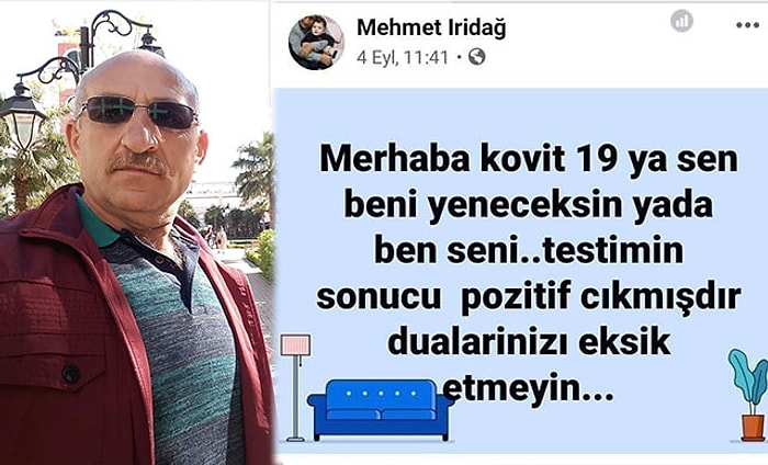 'Ya Sen Beni Yeneceksin ya da Ben Seni Yeneceğim' Demişti: Koronavirüse Yakalanan Vatandaş Hayatını Kaybetti