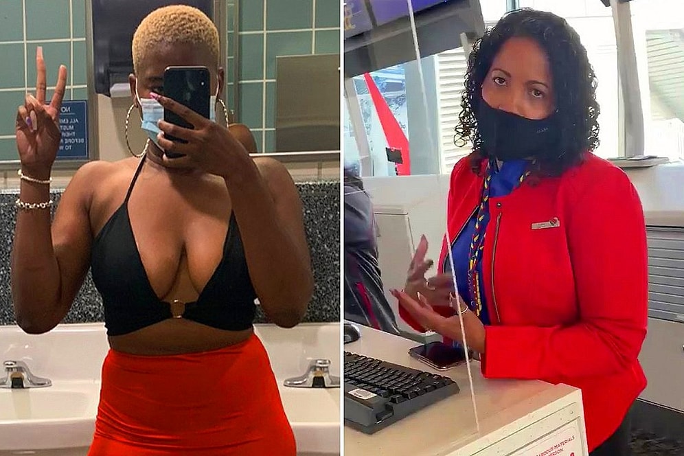 Göğüs Dekolteli Elbisesi Yüzünden Uçağa Alınmayan Kadın: 'Uçuşuma Alınmadım Çünkü Göğüslerim Çok İffetsiz, Açık ve Müstehcen'