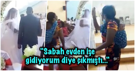 Sabah İşe Gitmek İçin Evden Çıkan Kocasının Düğününü Yanına Çocuğunu da Alarak Basan Bahtsız Kadın